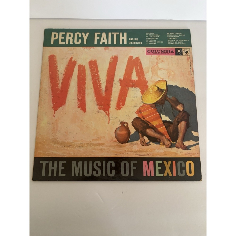 Percy Faith:  Viva  12" 33 RPM LP, Great Condition